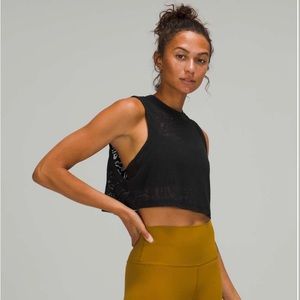 🍋 Lululemon All Yours Crop Tank Top *Veil